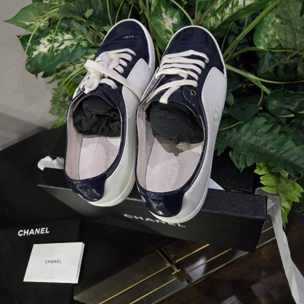 VVG Used Condition Authentic Chanel Women's Sneakers - Picture 9 of 10